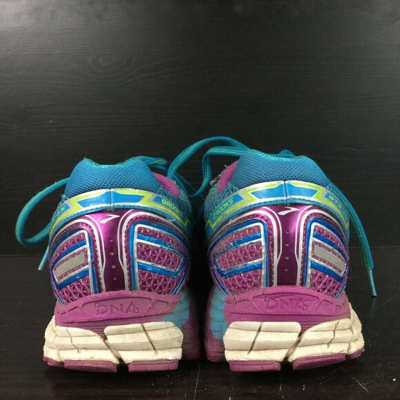 Brooks Adrenaline GTS 15-Women Sz 10.5(B) Blue Running Jogging Shoes 1201741B498 - Picture 3 of 9